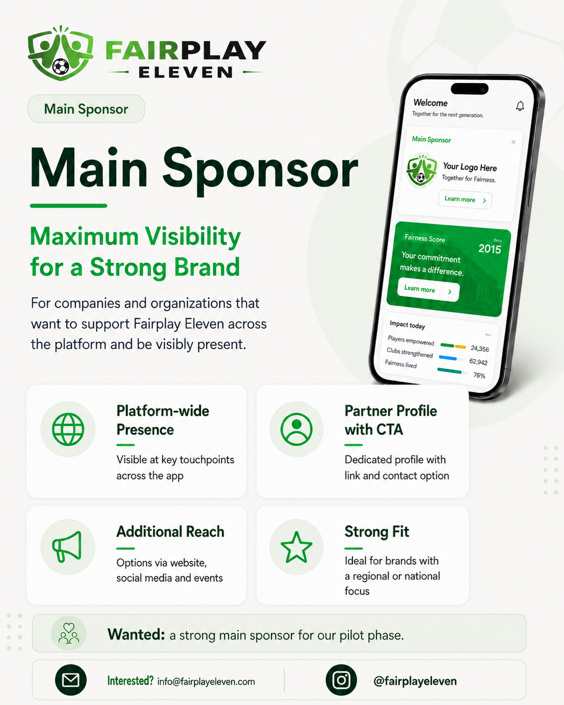 Main Sponsor App View